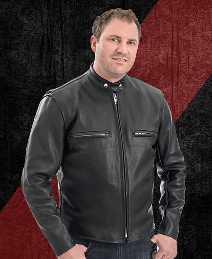 brooks 711 leather jacket