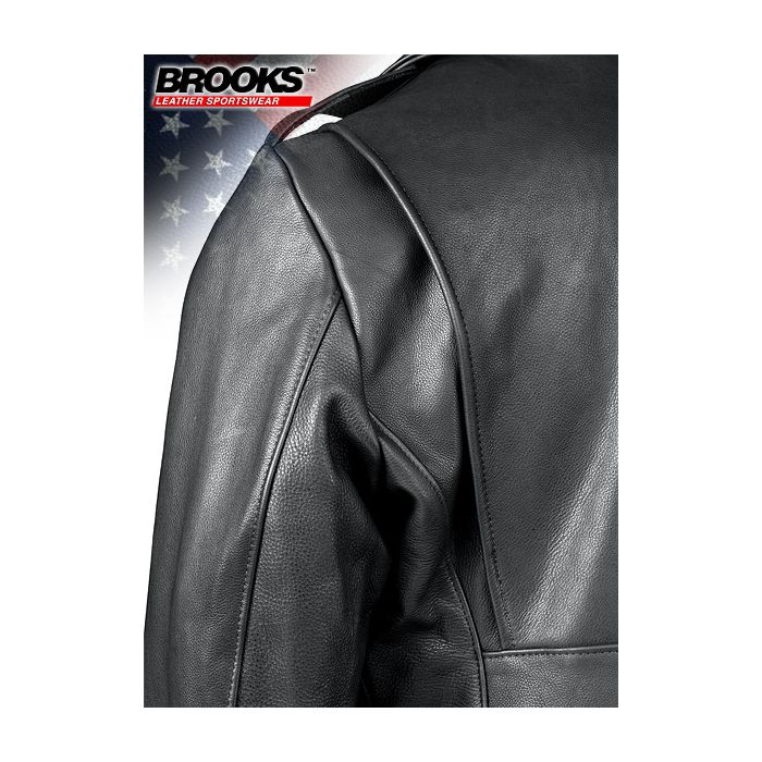 brooks 711 leather jacket